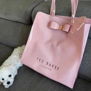 TED BAKER LONDON LARGE (LIGHT PINK) JELLY TOTE BAG